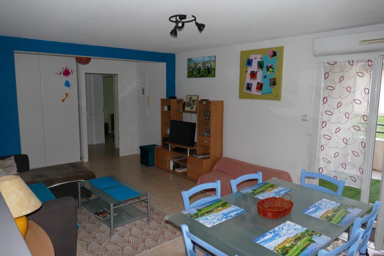 Ferienwohnung Carcassonne T3 Residentiel Rez De Jardin Piscine, Wifi, Tennis, Fitness Exterior foto